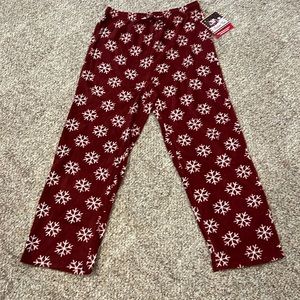 NWT! Festive Fun Men’s Pajama Pants. Maroon. SZ L/XL